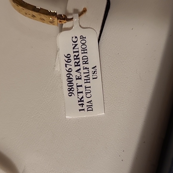 Gold earrings - Picture 3 of 5